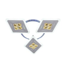 LED LED economy light 50548/3WT RGB, 4XLED, 8x53x53 cm, white color