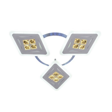 LED LED economy light 50548/3WT RGB, 4XLED, 8x53x53 cm, white color