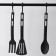 A set of kitchen accessories Regent Inox Nero, 3 subjects