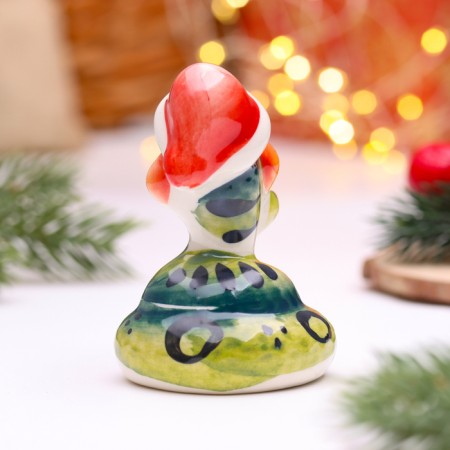 Souvenir "Snake in a hat", Bolshoi, Gzhel, Color-2