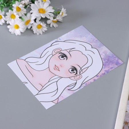 Stickers for creativity "The most beautiful" pink set of 17 sheets 21x16 cm-3