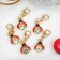 Charm "God's ladybug" of a crumb, color in gold