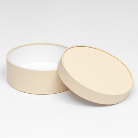 Gift box "Cream", beige, hooked, without a window, 20.5 x 7 cm-2