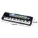 The synthesizer "Little musician", with a microphone, 49 keys, black color