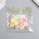 Decor for creativity plastic "Flower in a square" set 10 pcs mix