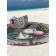 Pareo and beach rug "Graffiti David", D = 150 cm