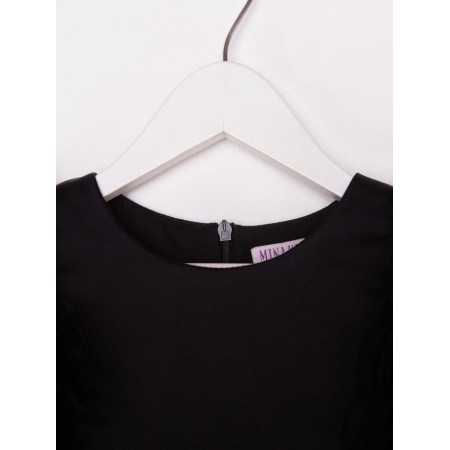 Elegant dress for children, black color, height 122 cm-11