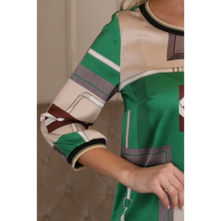 Female jumper, size 46, green color-3