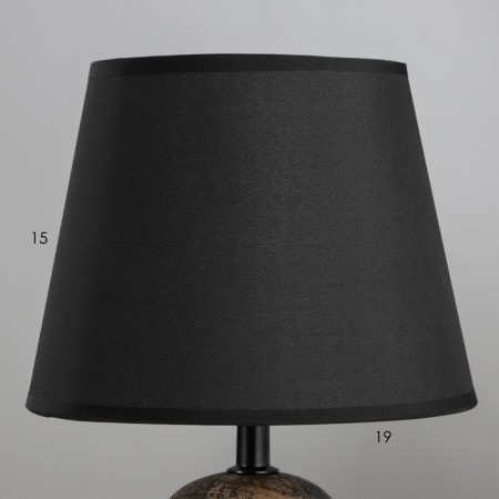 Aurika table lamp E27 40W black and gold 20x20x32 cm-2