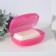 Road soap dish with a lid, 10 × 7 × 4.5cm, color mix