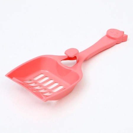 Closed toilet with a scoop, 47 x 40 x 39 cm, white-pink-9