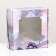 Self -charged box, with a window, "Melody" 19 x 19 x 9 cm set 5 pcs