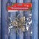 Christmas tree decoration "Shining glaze - flower" 12.5x12.5 cm, gold