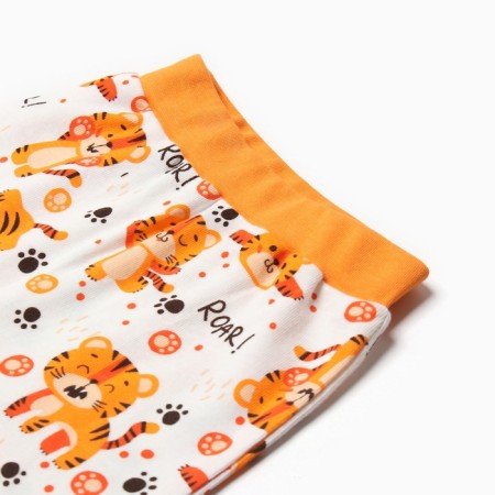 Pants are children, white/tiger color, height 80 cm-1