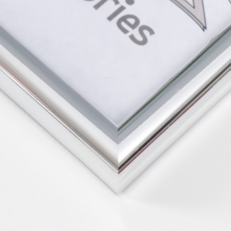 Photo frame plastic 13x18 cm silver (112)-3