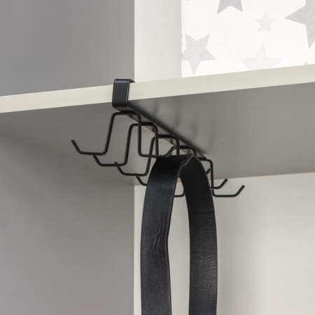 Holder for mugs of a suspended share, for 12 objects, black color-4