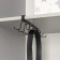 Holder for mugs of a suspended share, for 12 objects, black color