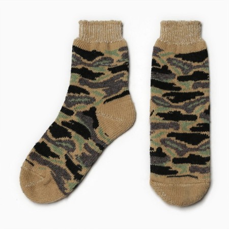 Men's socks, camouflage color, size 25