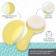 Set of children's combs, 2 pcs., Yellow color