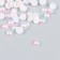 Decor "Semiobusins ​​and rhinestones. Pink-blue gradient" d = 6 mm 10g 200 pcs 5x2.5 mix