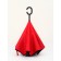 Umbrella - on the contrary, "monoton", mechanical, 8 spokes, r = 53/61 cm, black/red color