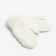 Mittens of two -layer Minaku "plain", col. White, rr 15 (6-8 years)
