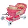 Puppet stroller No. 4, pink color with beige