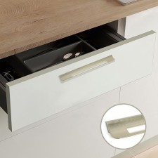 Furniture bracket RS1402, M/O = 256, Satin gold color