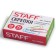 Office paper clips 28 mm color, 70 pcs, staff, cardboard box