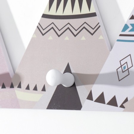 Decorative Wood "Wigwams" 50x4.5x19 cm hooks-2