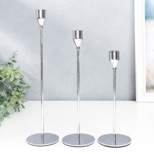 Climbing Classic Classic Set 3 pcs silver height 22; 28; 32 cm 32x8x8 cm