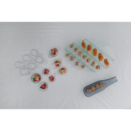 Glass Serving Magistro "Avis", 4 steps, 31 × 45 × 12.5 cm-5