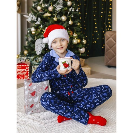 Pajamas: T -shirt, trousers, height 134 cm, multicolor color