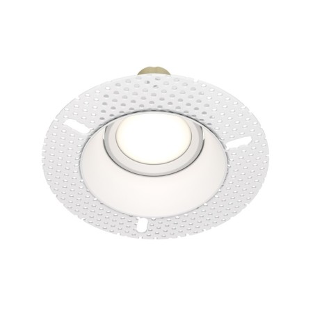 Built-in lamp Technical DL042-01W DOT, 125x125x39 mm, GU10, 1x50W, white color
