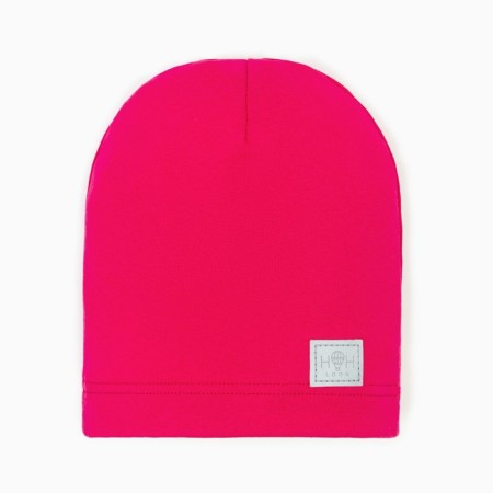A hat for a girl is single-layer, fuchsia color, size 50-54-1