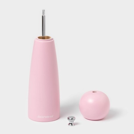 Mill for spices of the Dolyan "Cloud", 22 cm, pink color-3