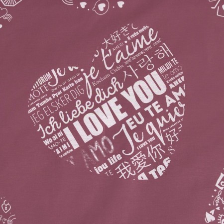 Bed linen Etel TE AMO, type 2, 1.5-sp., 143 × 215 cm, 150 × 214 cm, 70 × 70 cm (2 pcs.), Byz-4