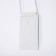 Cross-Bodi bag without fastening, white color