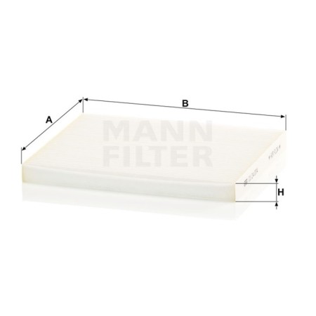 Salon filter Mann-Filter CU24004-1