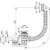 Siphon for shower trash alcaplast a503km
