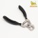 Claw-sequeter with a wide rubberized handle, 14 x 7 x 1.9 cm, economy, mix of flowers
