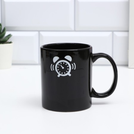 Homeleon mug Ceramic “Voorous Regime”, 350 ml, black color-2