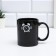 Homeleon mug Ceramic “Voorous Regime”, 350 ml, black color