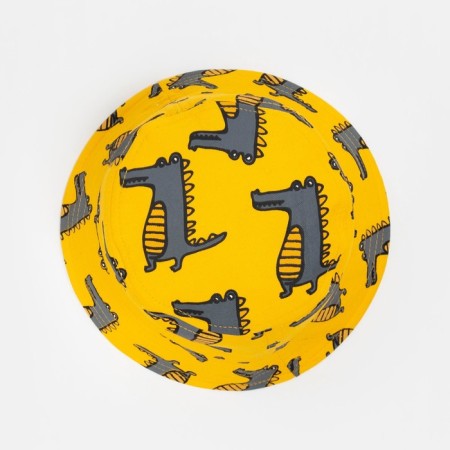 Panama Children's Minaku "Crocodiles", yellow color, rr 52-54-1