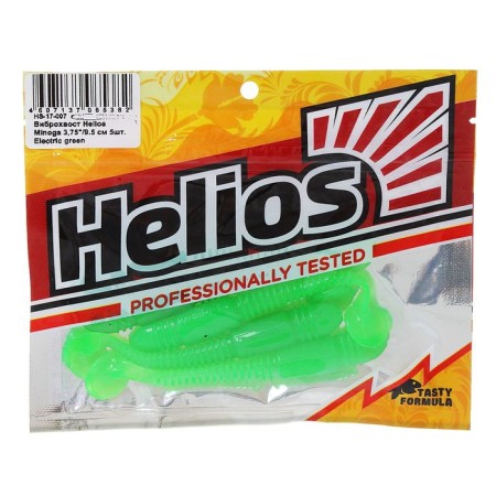 Vibro -high -high Helios Minoga Electric Green, 9.5 cm, 5 pcs. (HS-17-007)-1