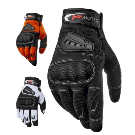 Motorcycle Moteq Twist 2.1, mesh, male, size S, white, black