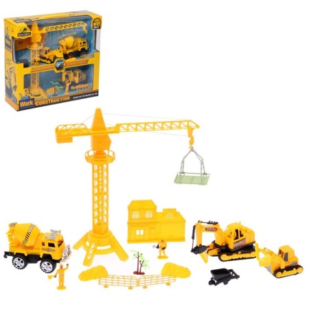 Set of game "Construction", crane and special equipment