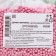 Sprinking confectionery in color glaze "Pink", 2-5 mm, 50 g