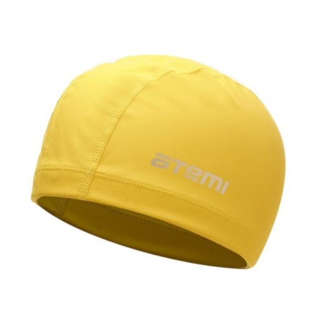 ATEMI Pu 14 swimming cap, fabric with polyurethane coating, yellow