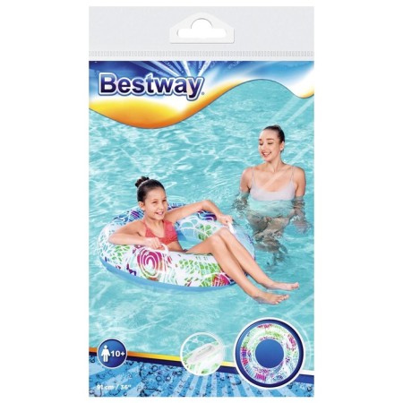 Circle for swimming "Summer", D = 91 cm, from 10 years, color mix, 36084 Bestway-5